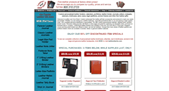 Desktop Screenshot of leatherandvinyldirect.com