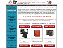 Tablet Screenshot of leatherandvinyldirect.com
